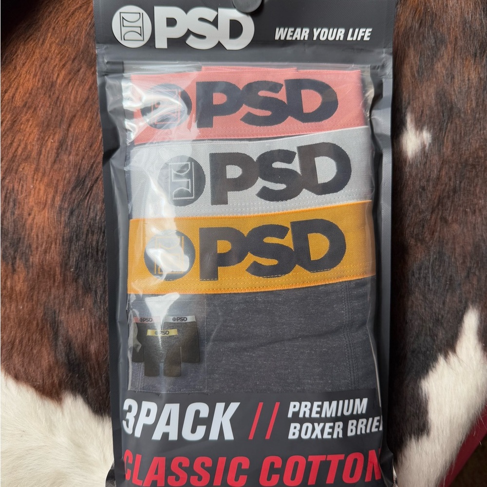 PSD Men's Boxer Briefs 3-Pack